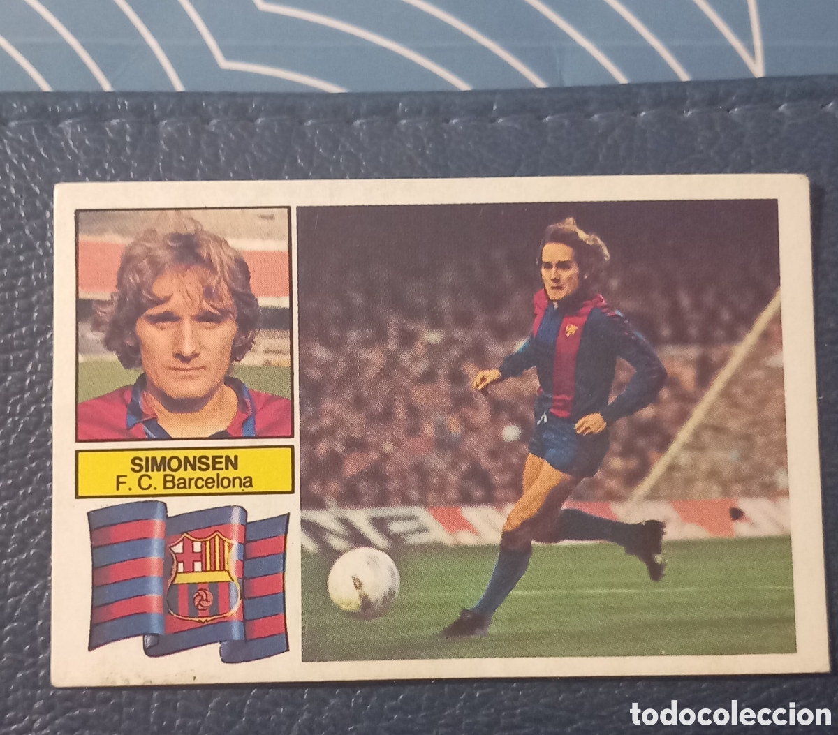 Cromos de f&uacute;tbol: Simonsen 82 83 SIN FCB NUNCA PEGADO