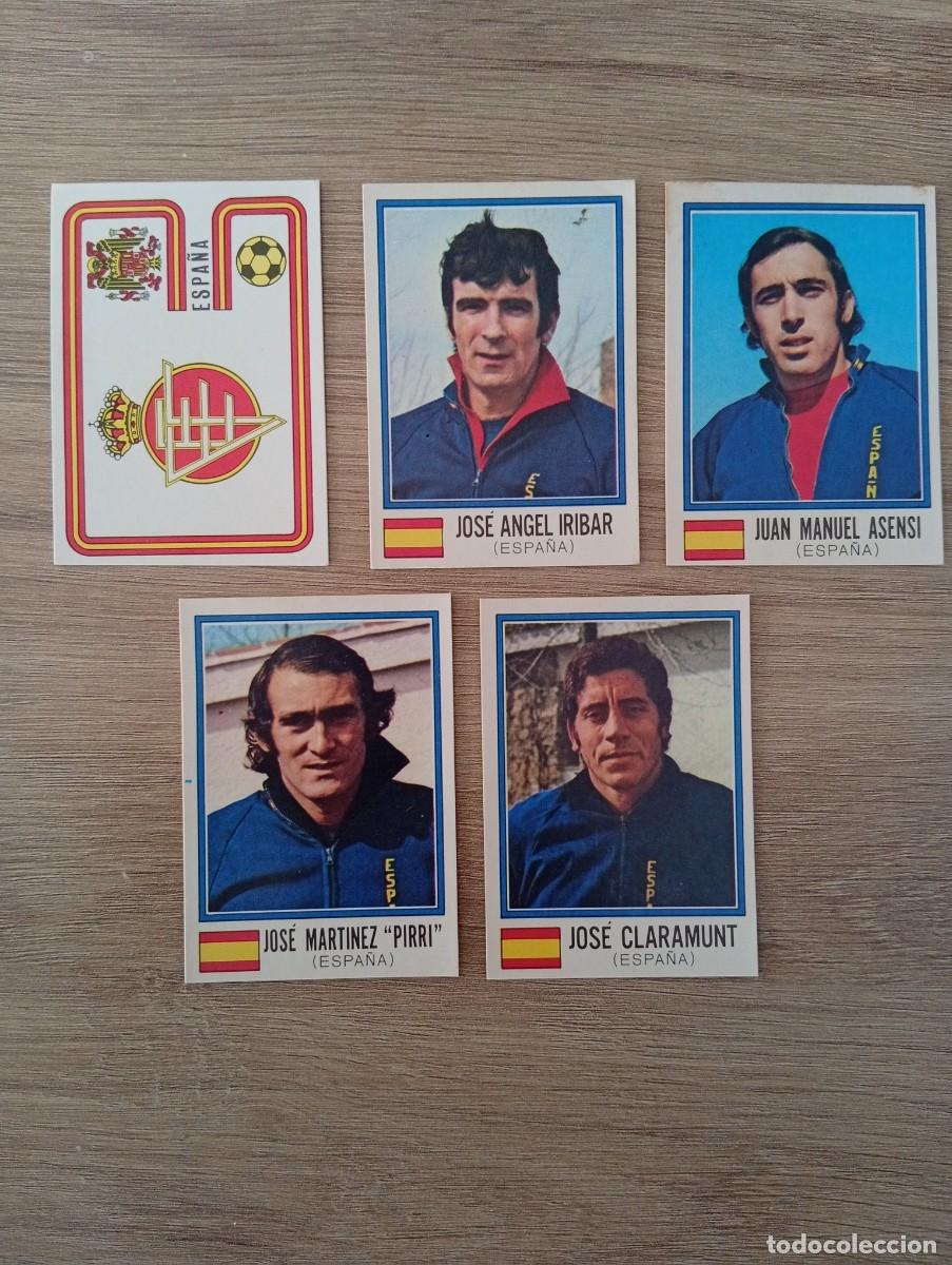 Fu&szlig;ball-Sticker: EQUIPO COMPLETO ESPA&Ntilde;A MUNDIAL MUNICH 74 1974 SIN PEGAR NUNCA PEGADO