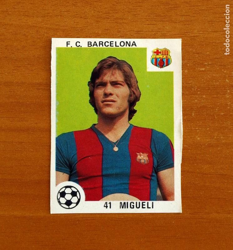 Cromos de f&uacute;tbol: F&uacute;tbol Club Barcelona - N&ordm; 41 Migueli - Editorial Maga 1978-1979, 78-79 - Nunca pegado