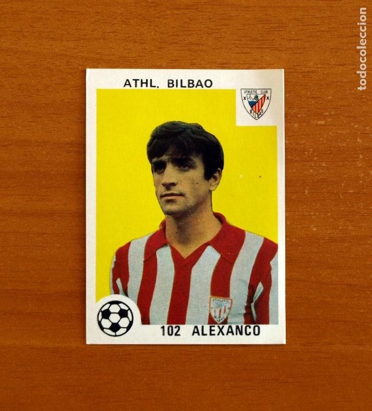 Fu&szlig;ball-Sticker: Athletic de Bilbao - N&ordm; 102 Alexanco - Editorial Maga 1978-1979, 78-79 - Nunca pegado