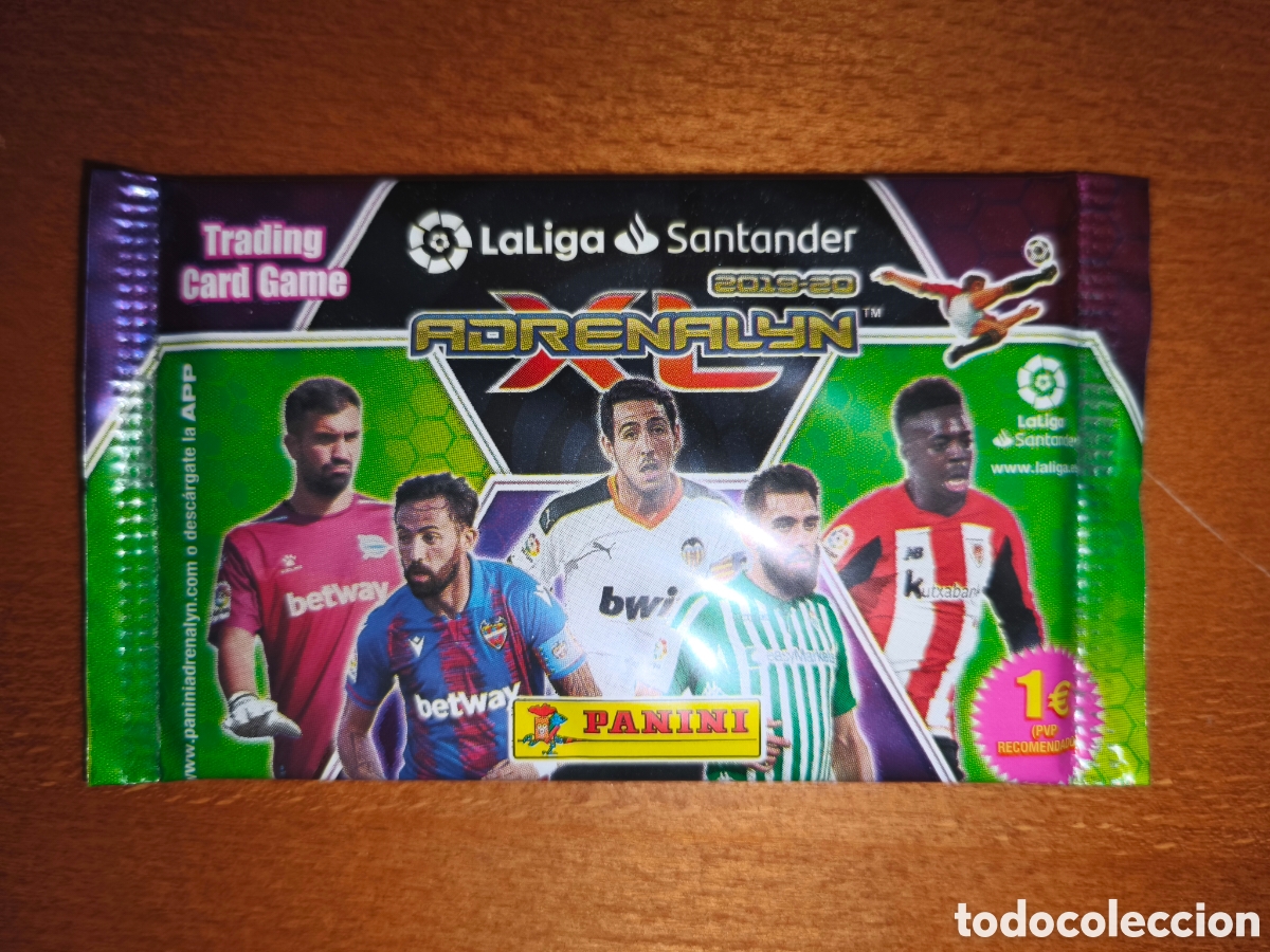 Cromos de f&uacute;tbol: Sobre sin abrir Adrenalyn XL 19/20 Panini