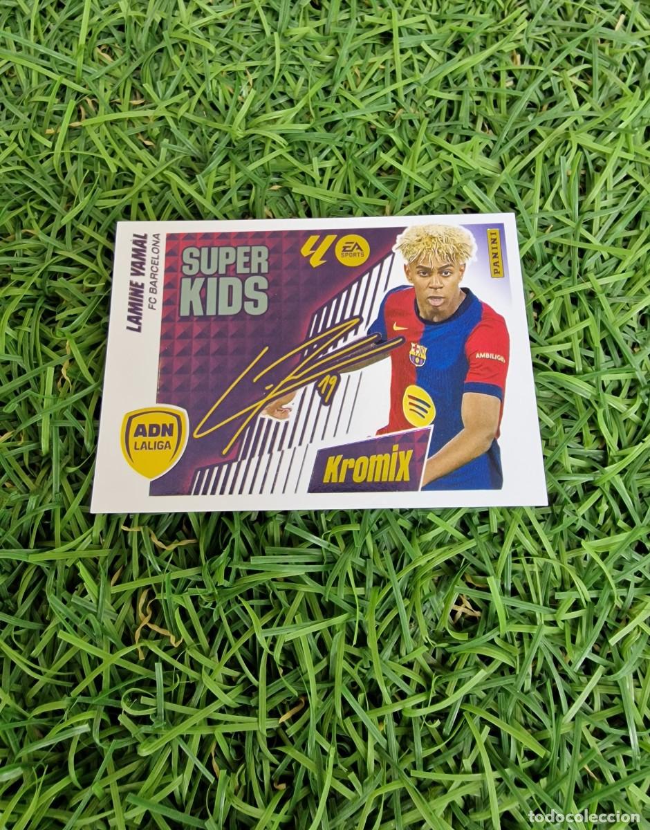 Cromos de f&uacute;tbol: LAMINE YAMAL K14 ADN KROMIX Liga este 25 26 Panini