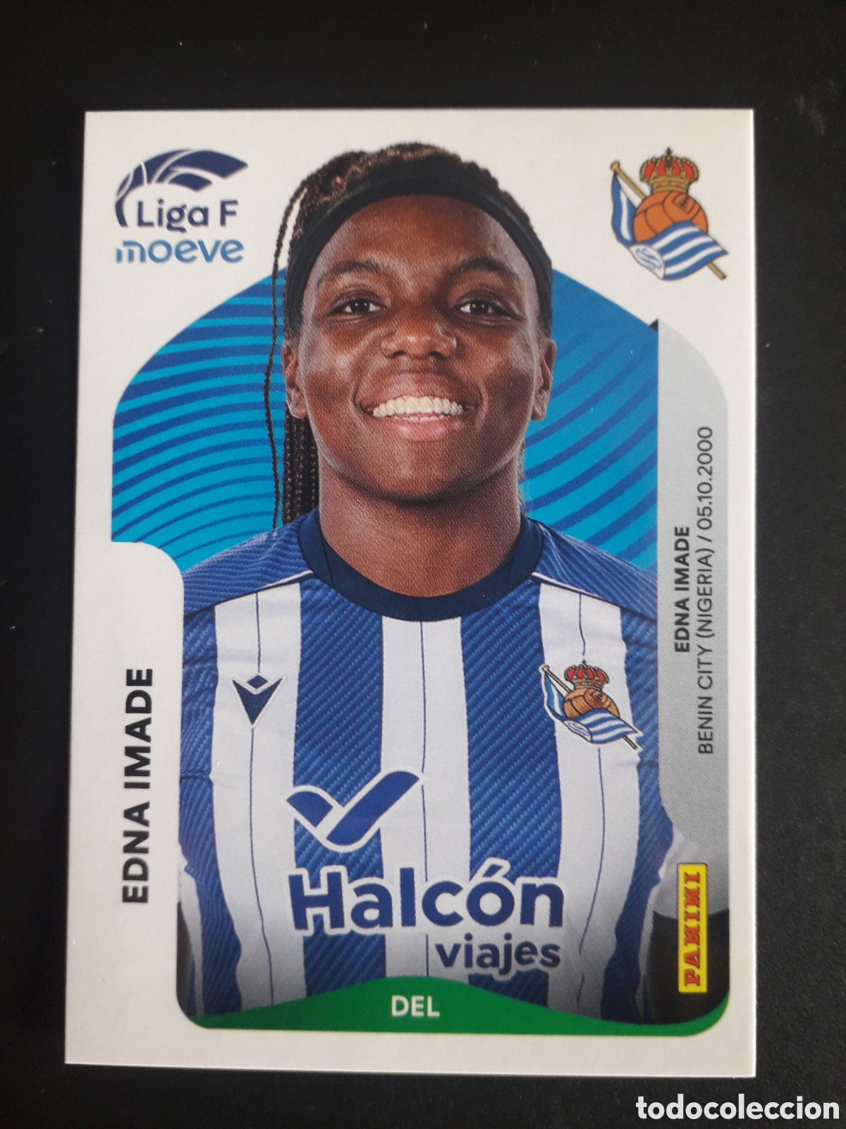 Cromos de f&uacute;tbol: EDNA IMADE REAL SOCIEDAD N&deg; 301 LIGA F FEMENINA 2025 2026 25 26 PANINI SIN PEGAR PEDIDO M&Iacute;NIMO 3&euro;