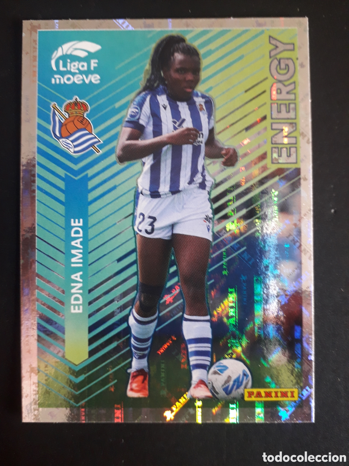 Cromos de f&uacute;tbol: EDNA IMADE REAL SOCIEDAD ENERGY N&deg; 337 LIGA F FEMENINA 2025 2026 25 26 PANINI PEDIDO M&Iacute;NIMO 3&euro;