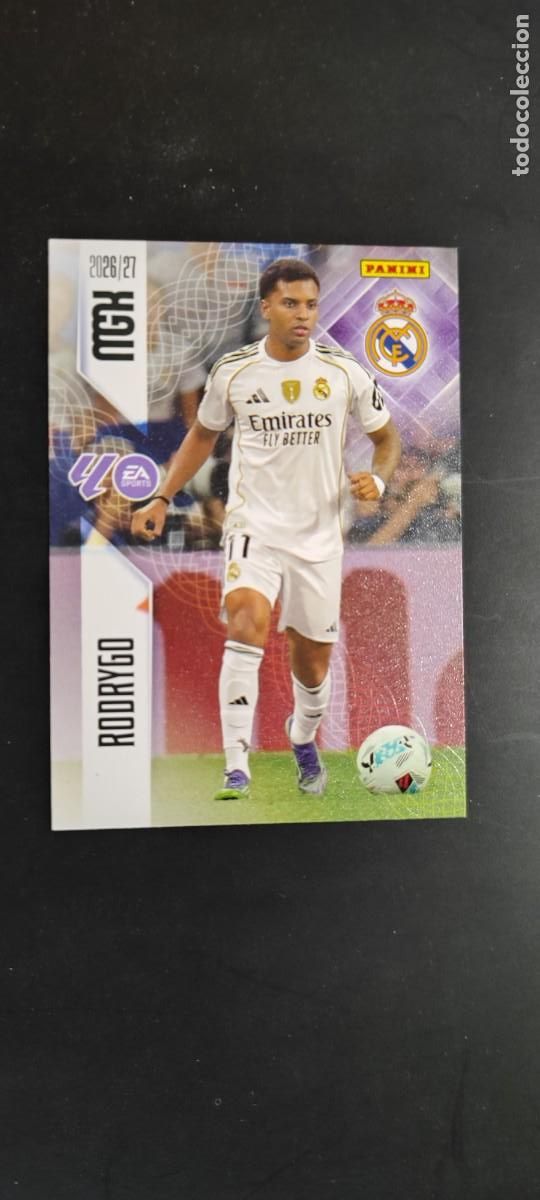 Cromos de f&uacute;tbol: MEGACRACKS 26/27 CARD BASICA RODRYGO REAL MADRID # 231 PANINI