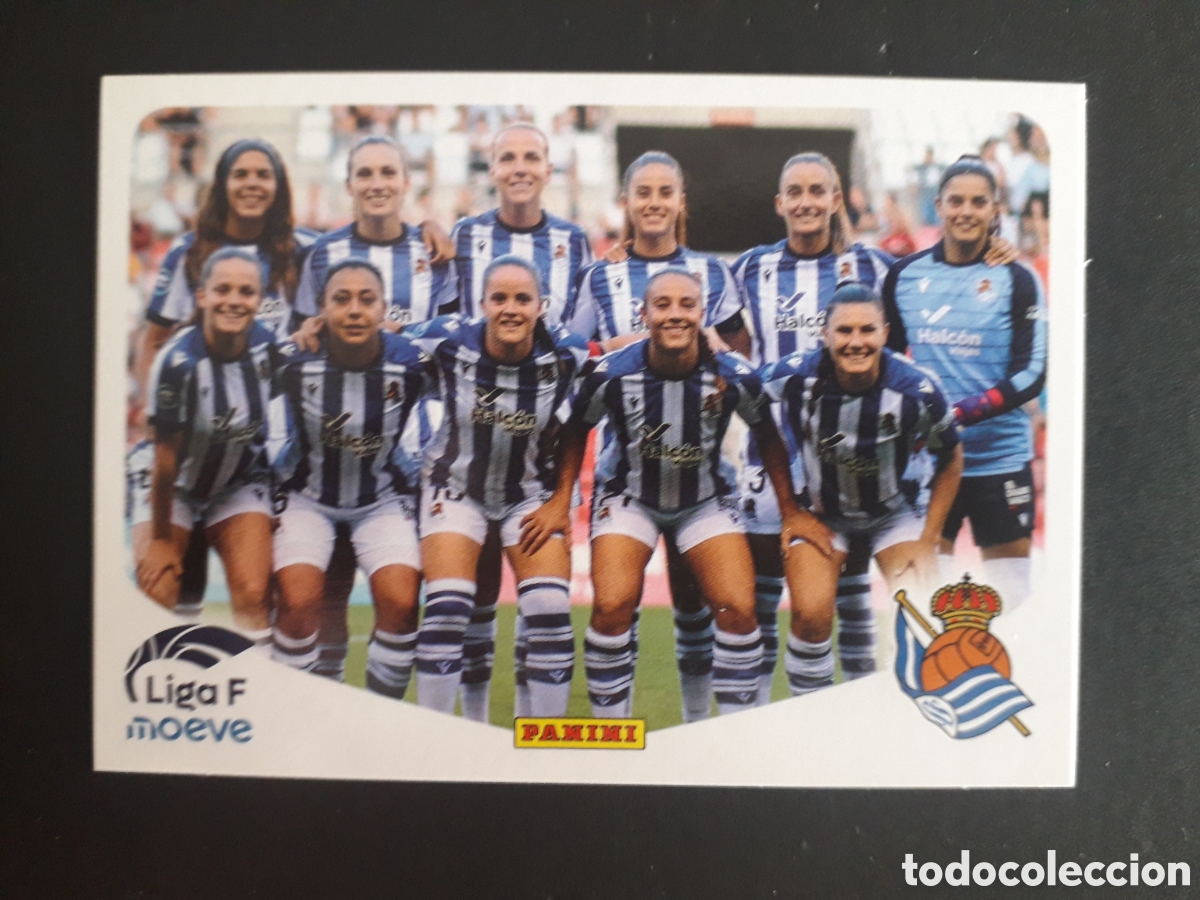 Cromos de f&uacute;tbol: EQUIPO REAL SOCIEDAD N&deg; 283 LIGA F FEMENINA 2025 2026 25 26 PANINI SIN PEGAR PEDIDO M&Iacute;NIMO 3&euro;