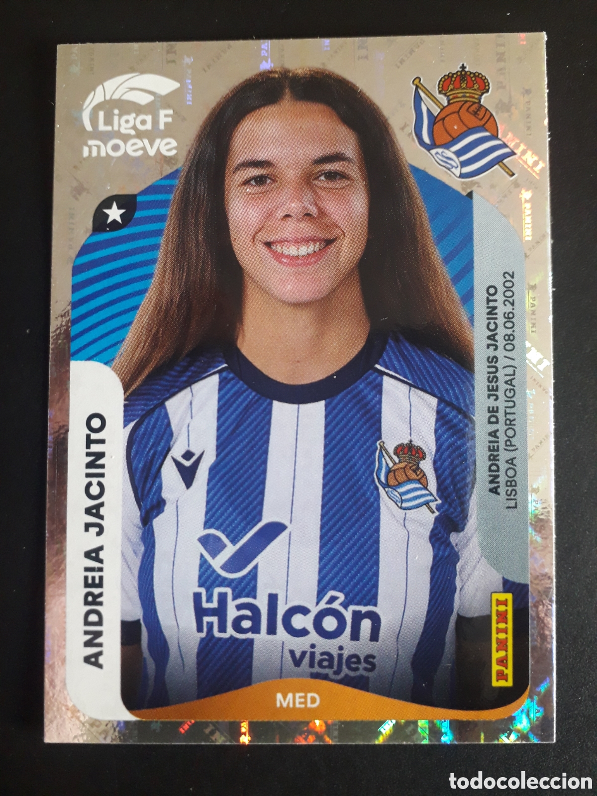 Cromos de f&uacute;tbol: ANDREIA JACINTO REAL SOCIEDAD N&deg; 294 LIGA F FEMENINA 2025 2026 25 26 PANINI SIN PEG PEDIDO M&Iacute;NIMO 3&euro;