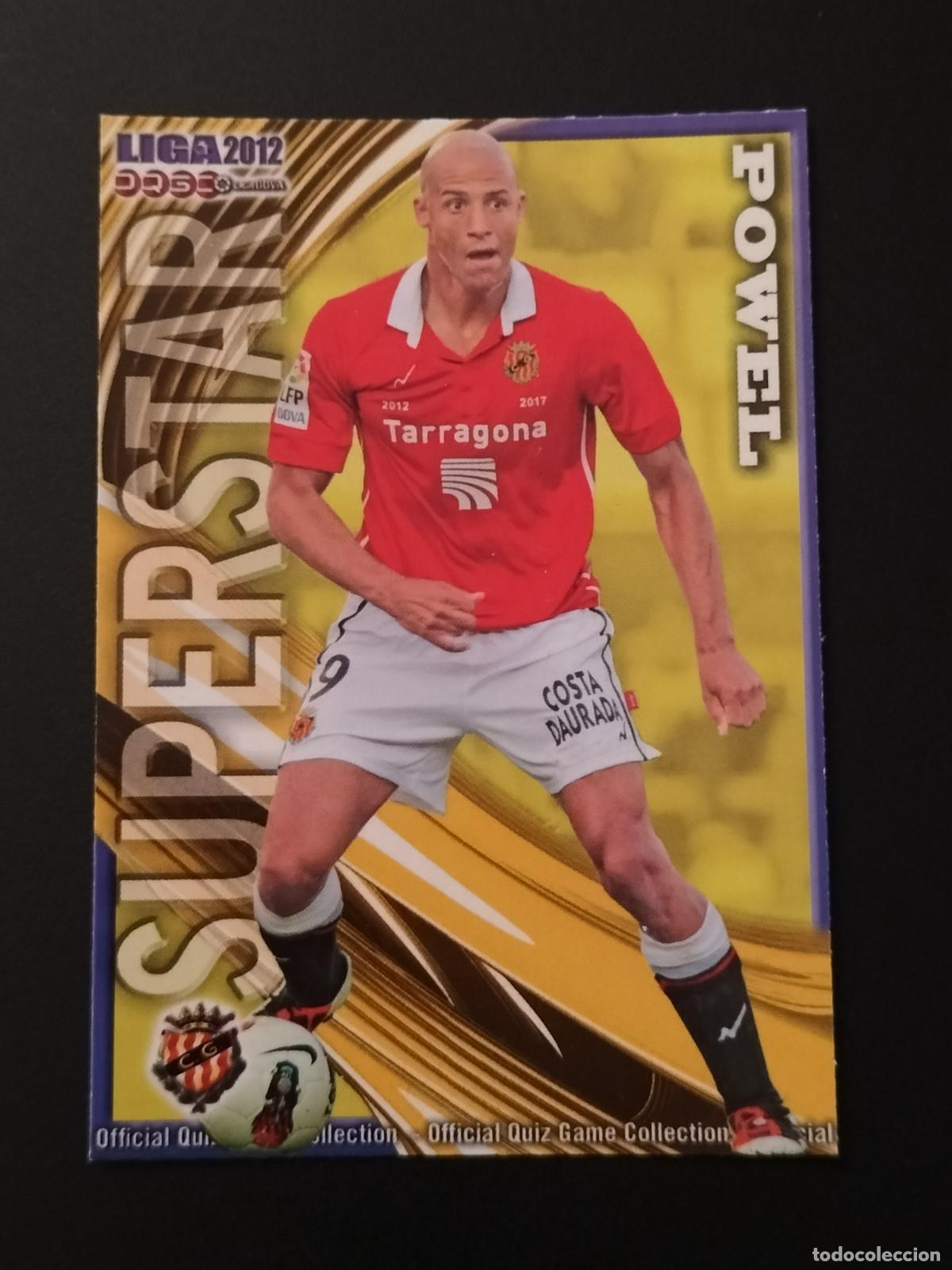 Cromos de f&uacute;tbol: SUPERSTAR 1089 POWEL GIMNASTIC CROMOS MUNDICROMO LIGA QUIZ GAME PLATINUM 2011-2012 11-12