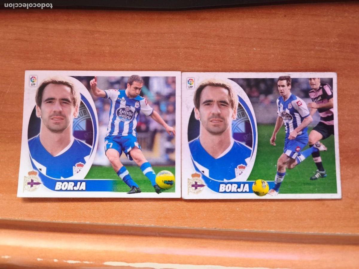 Cromos de f&uacute;tbol: BORJA, LIGA 2012 13 EDICIONES ESTE. CROMO ERROR