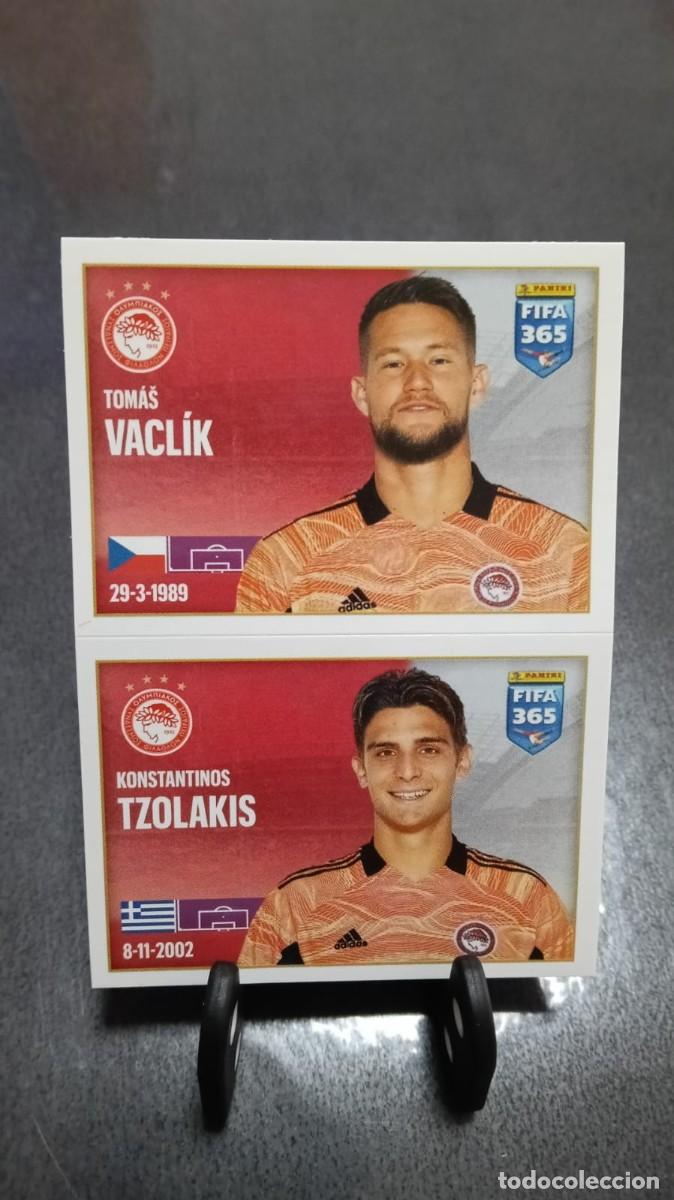 Cromos de f&uacute;tbol: Fifa 365 2021 2022 Vaclik Tzolakis 214 Olympiacos Sin Pegar