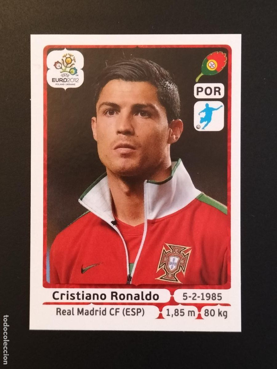 Cartes &agrave; collectionner de Football: 277 CRISTIANO RONALDO PORTUGAL CROMOS EURO2012 EURO 2012 POLONIA UCRANIA POLAND UKRAINE PANINI