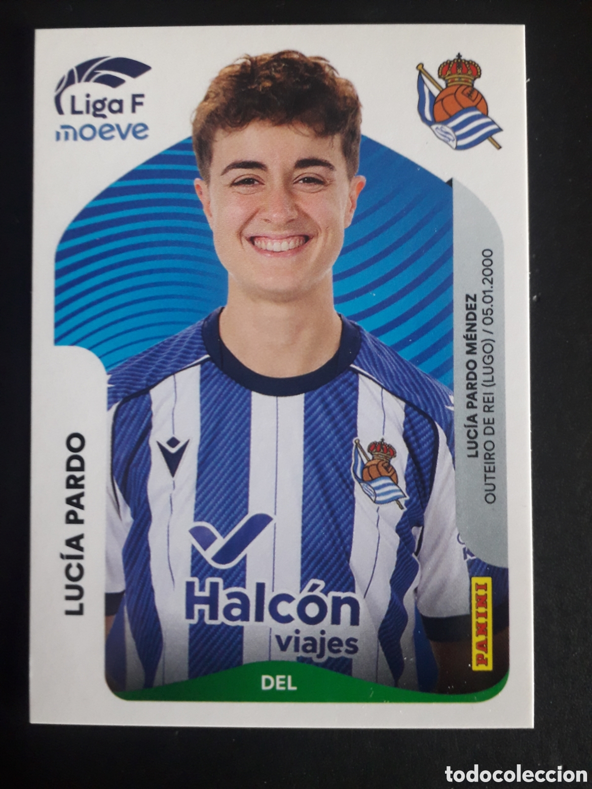 Cartes &agrave; collectionner de Football: LUC&Iacute;A PARDO REAL SOCIEDAD N&deg; 300 A LIGA F FEMENINA 2025 2026 25 26 PANINI SIN PEGAR PEDIDO M&Iacute;NIMO 3&euro;