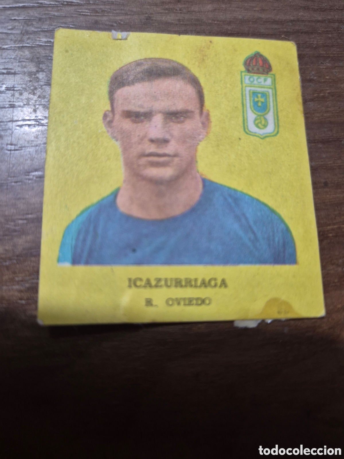 Cromos de f&uacute;tbol: ICAZURRIAGA R OVIEDO FUTBOL 1963 DISGRA FHER