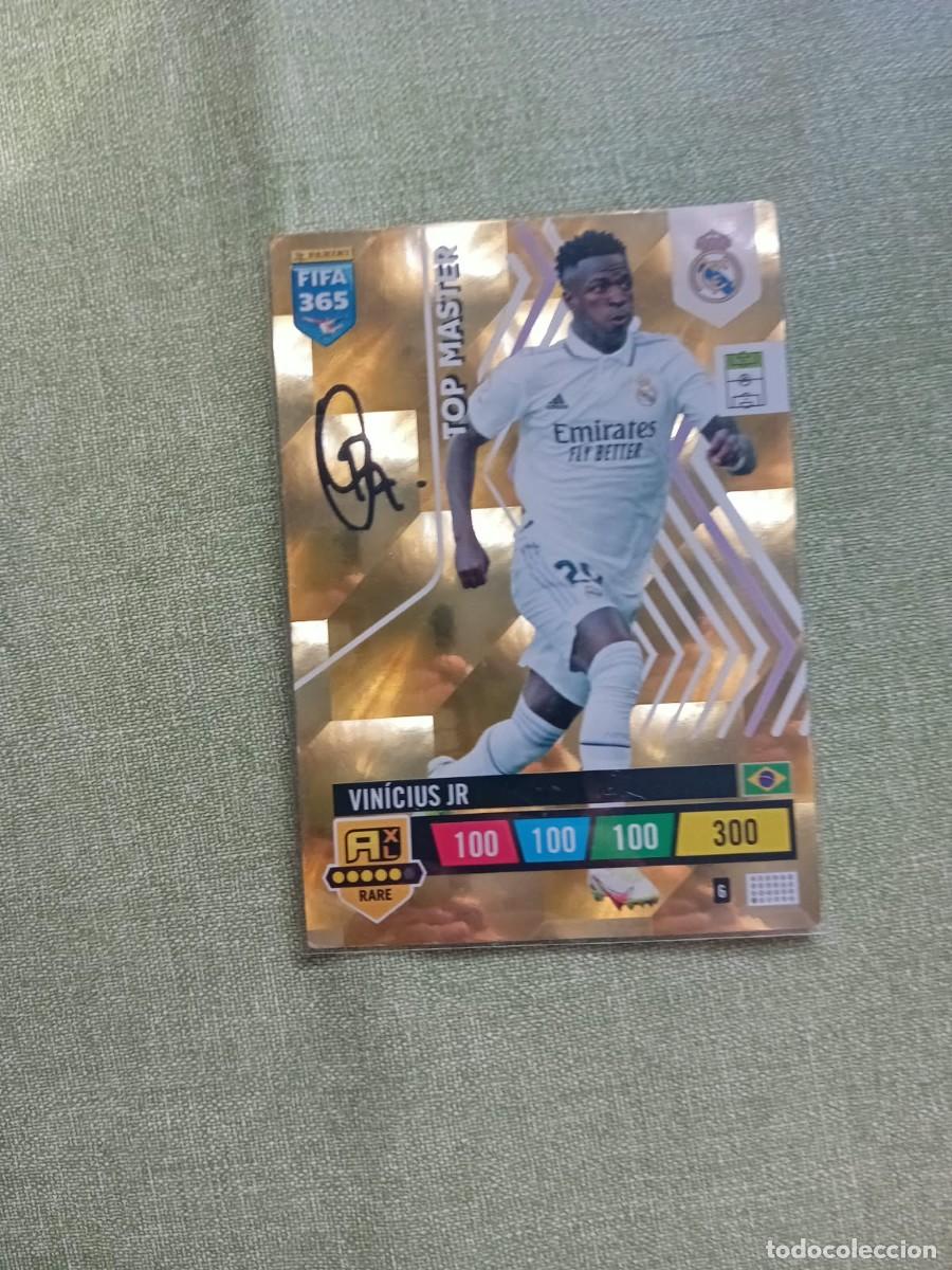 Cromos de f&uacute;tbol: n&ordm; 6 VIN&Iacute;CIUS JR TOP MASTER. CARD ADRENALYN XL FIFA 365. 2022 2023