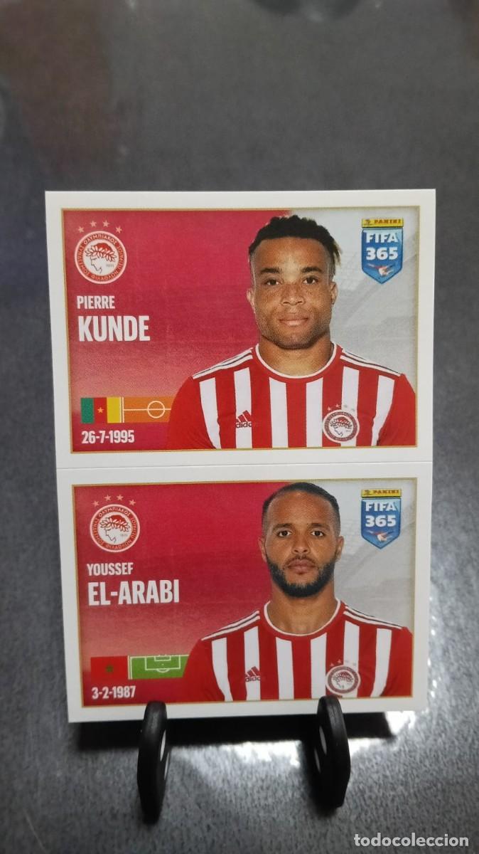 Cromos de f&uacute;tbol: Fifa 365 2021 2022 Kunde El-Arabi 222 Olympiacos Sin Pegar