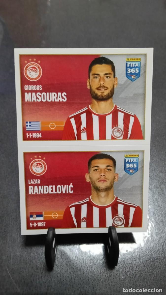 Cromos de f&uacute;tbol: Fifa 365 2021 2022 Masouras Randelovic 220 Olympiacos Sin Pegar