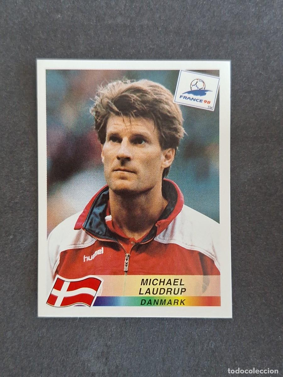 Cromos de f&uacute;tbol: L1 MICHAEL LAUDRUP SELECCION DINAMARCA 224 MUNDIAL FRANCIA 98 PANINI NUNCA PEGADO SIN PEGAR