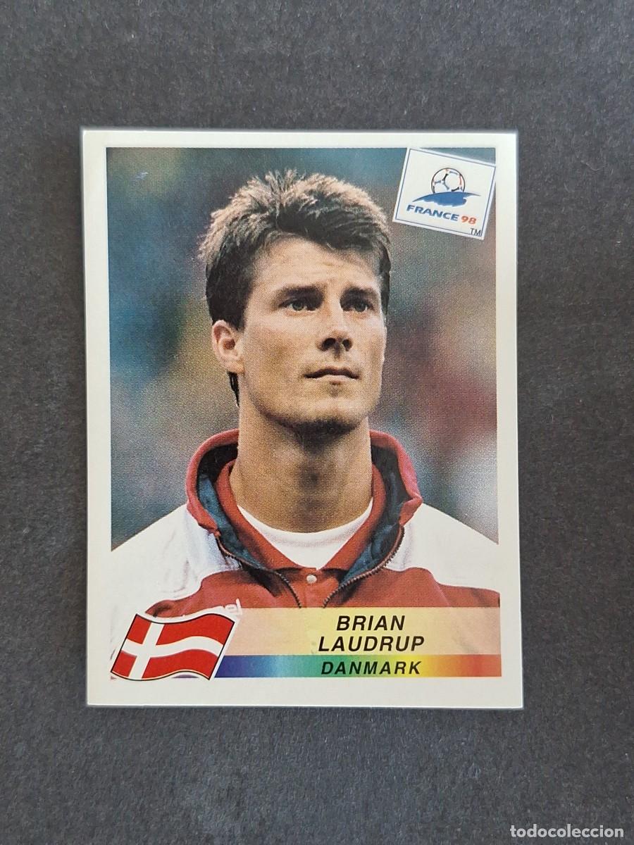 Cromos de f&uacute;tbol: L1 BRIAN LAUDRUP SELECCION DINAMARCA 225 MUNDIAL FRANCIA 98 PANINI NUNCA PEGADO SIN PEGAR