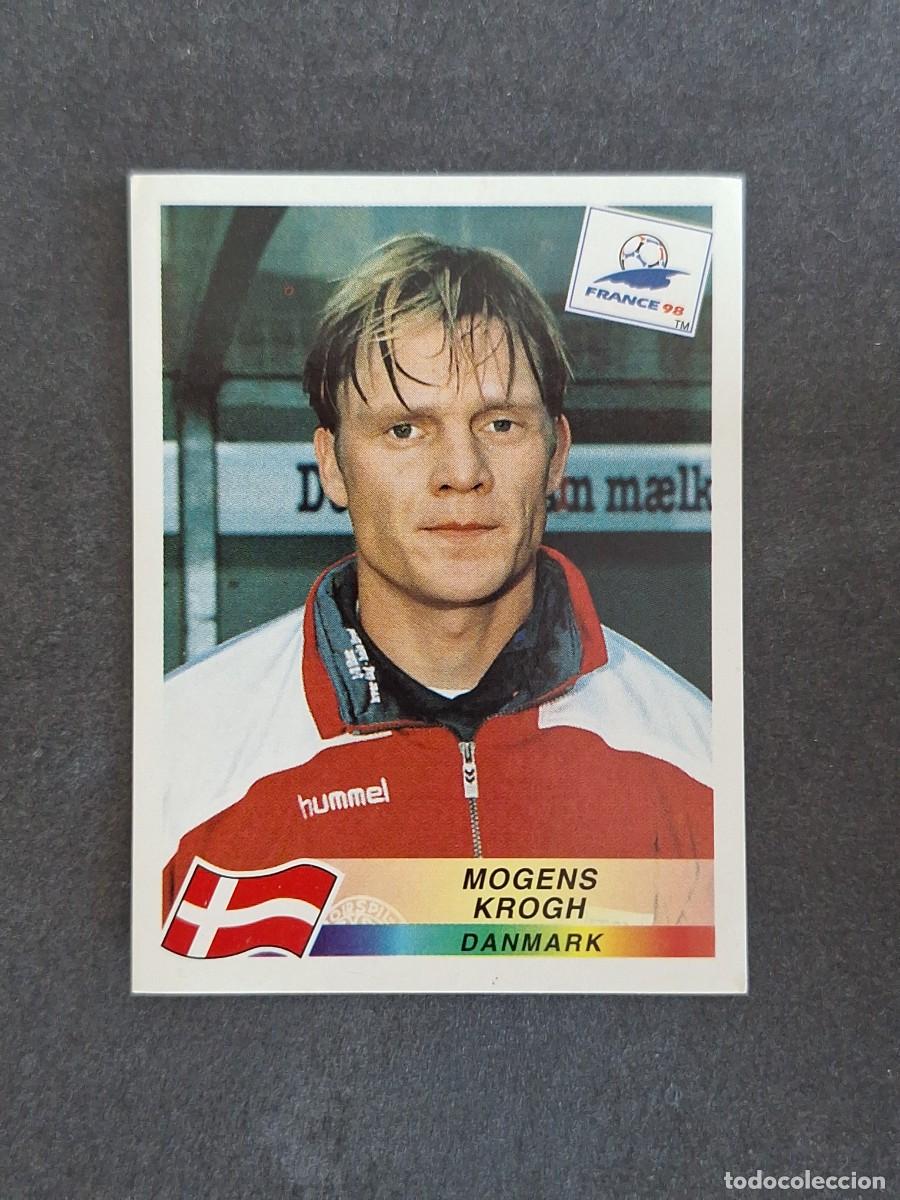 Cromos de f&uacute;tbol: L1 MOGENS KROGH SELECCION DINAMARCA 227 MUNDIAL FRANCIA 98 PANINI NUNCA PEGADO SIN PEGAR