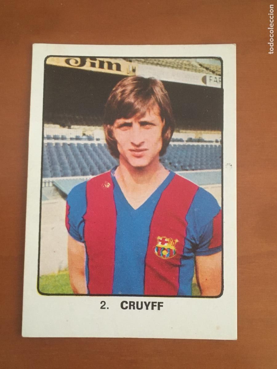 Cromos de Futebol: johan cruyff barcelona campeones deporte mundial cromo n&ordm; 2 original nunca pegado nuevo de sobre