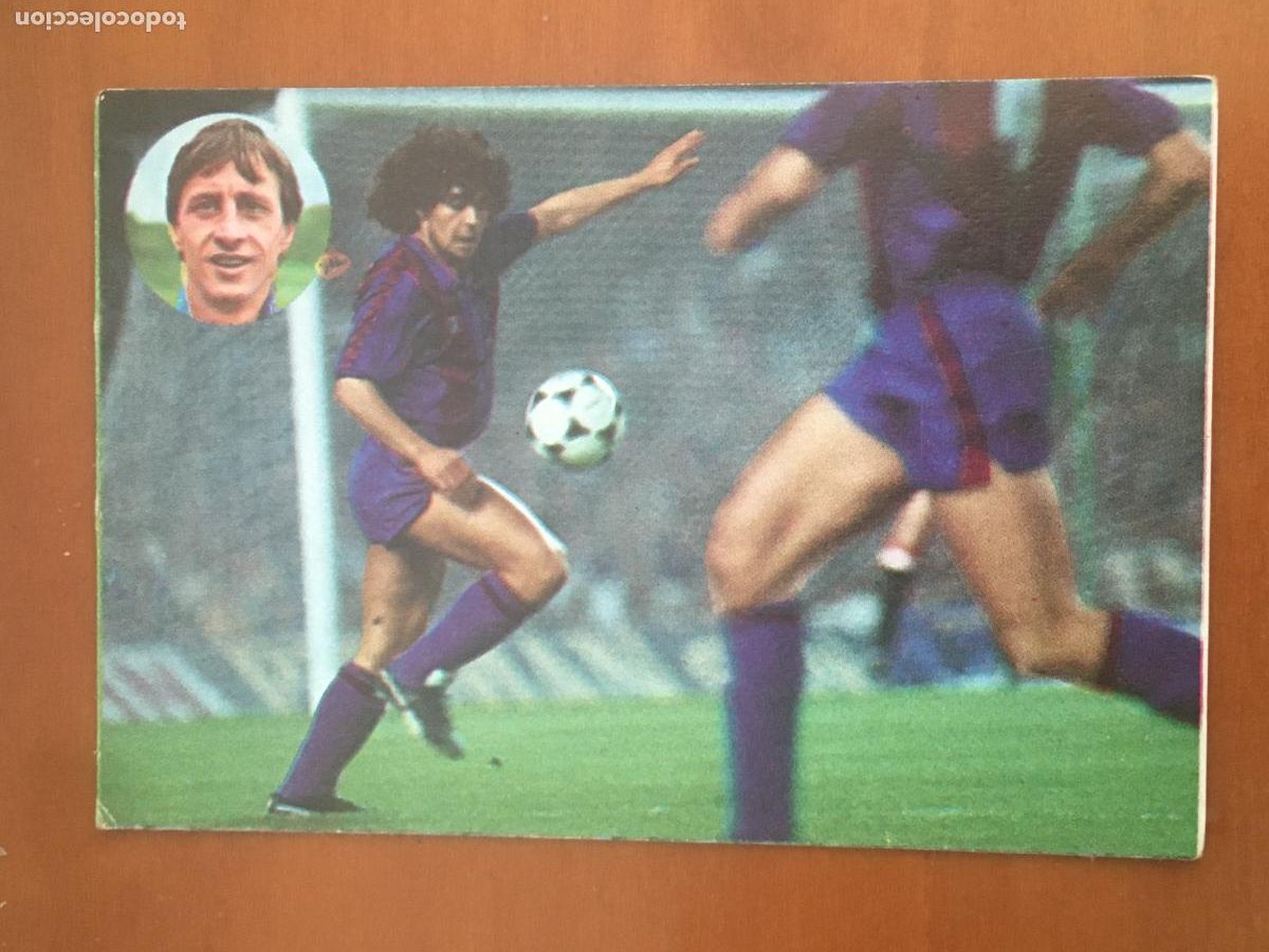 Cromos de f&uacute;tbol: maradona aprende a jugar futbol johan cuyff cromo n&ordm; 173 original nunca pegado nuevo de so
