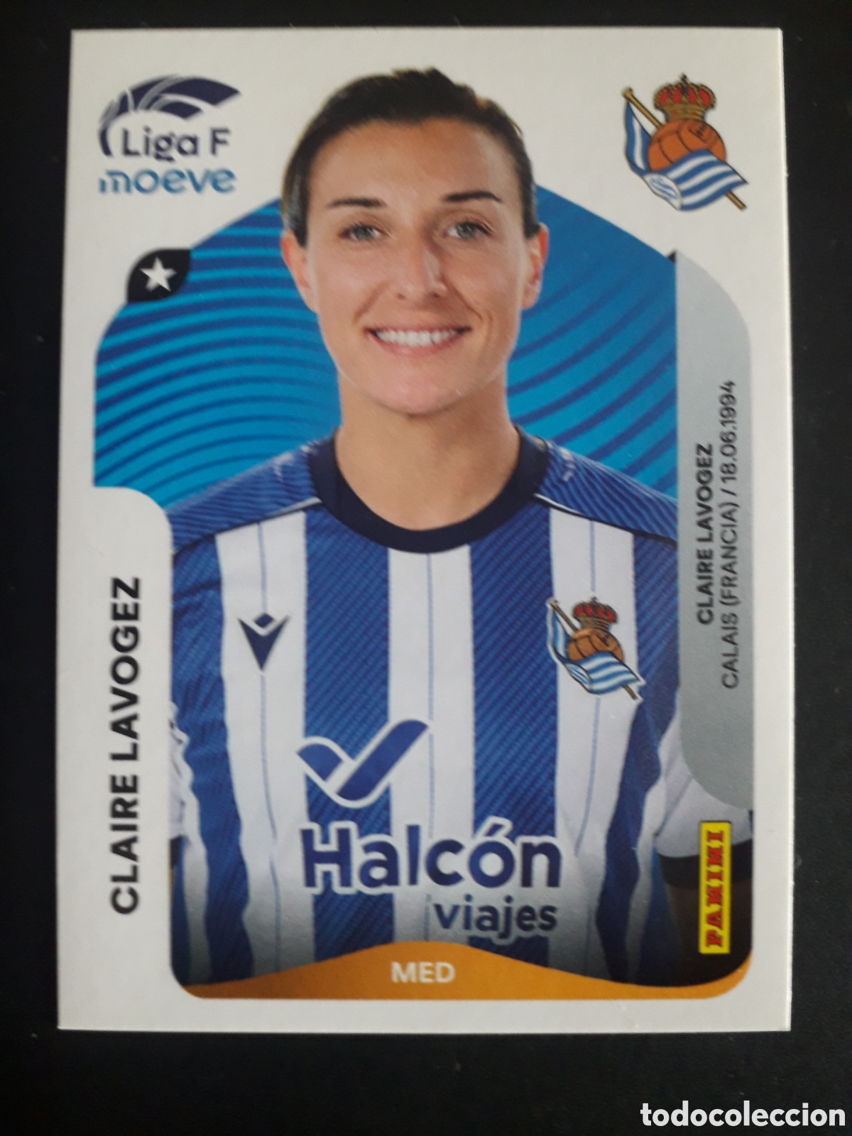 Cromos de f&uacute;tbol: CLAIRE LAVOGEZ REAL SOCIEDAD N&deg; 295 LIGA F FEMENINA 2025 2026 25 26 PANINI SIN PEG PEDIDO M&Iacute;NIMO 3&euro;