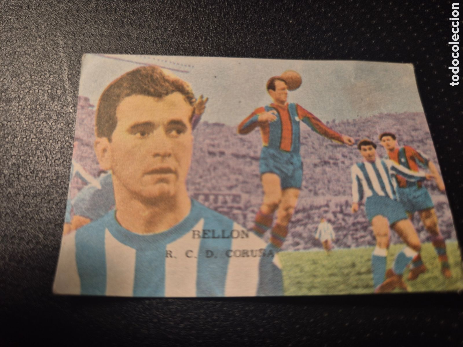 Cartes &agrave; collectionner de Football: BELLON R C D CORU&Ntilde;A LIGA 1962 63 62 63 DISGRA FHER
