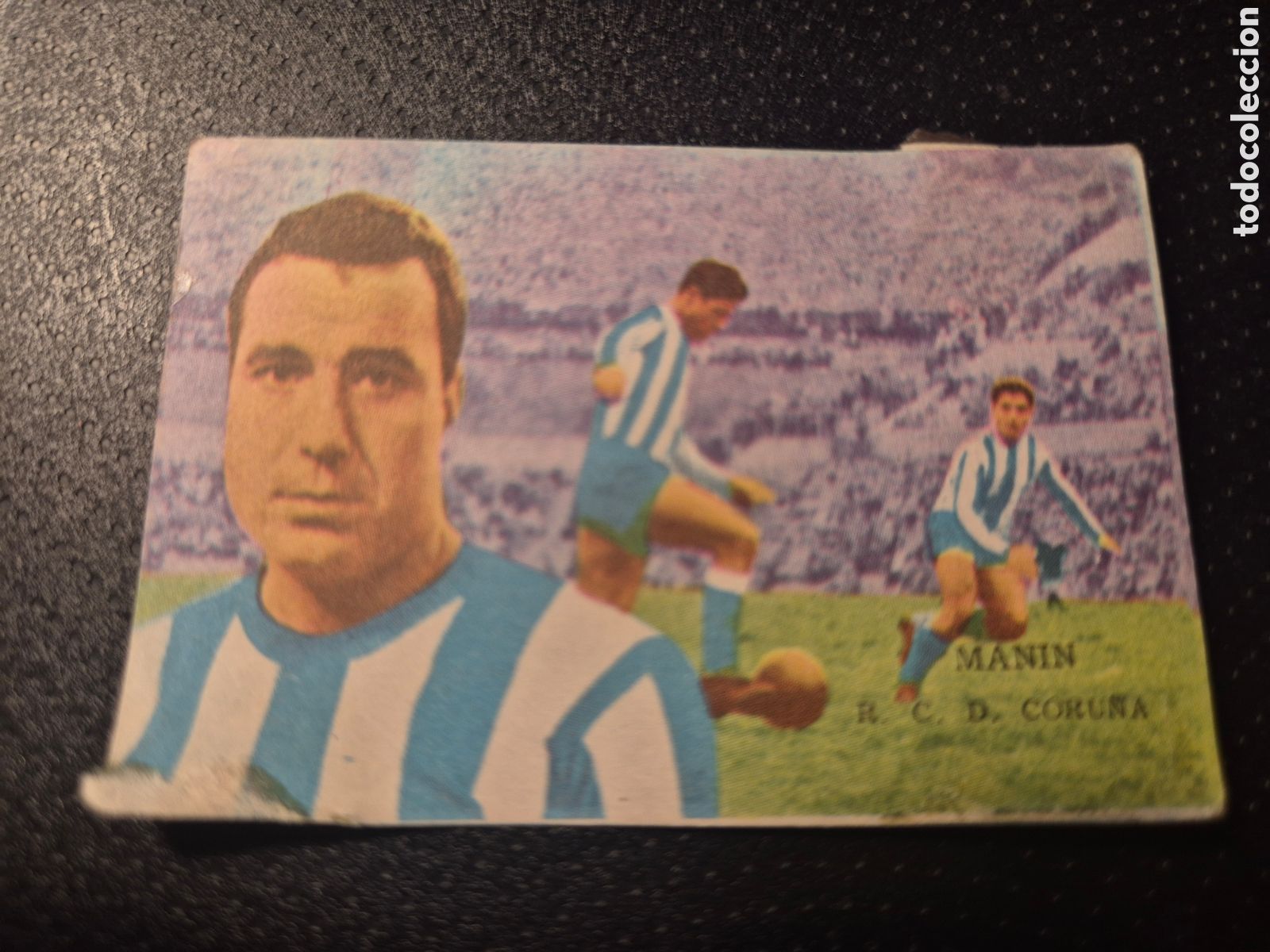 Cartes &agrave; collectionner de Football: MANIN R C D CORU&Ntilde;A LIGA 1962 63 62 63 DISGRA FHER