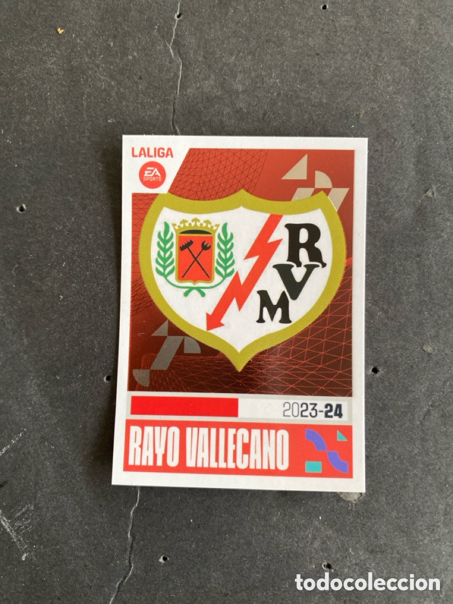 Cromos de f&uacute;tbol: Cromo liga 23/24 Rayo Vallecano N* 1