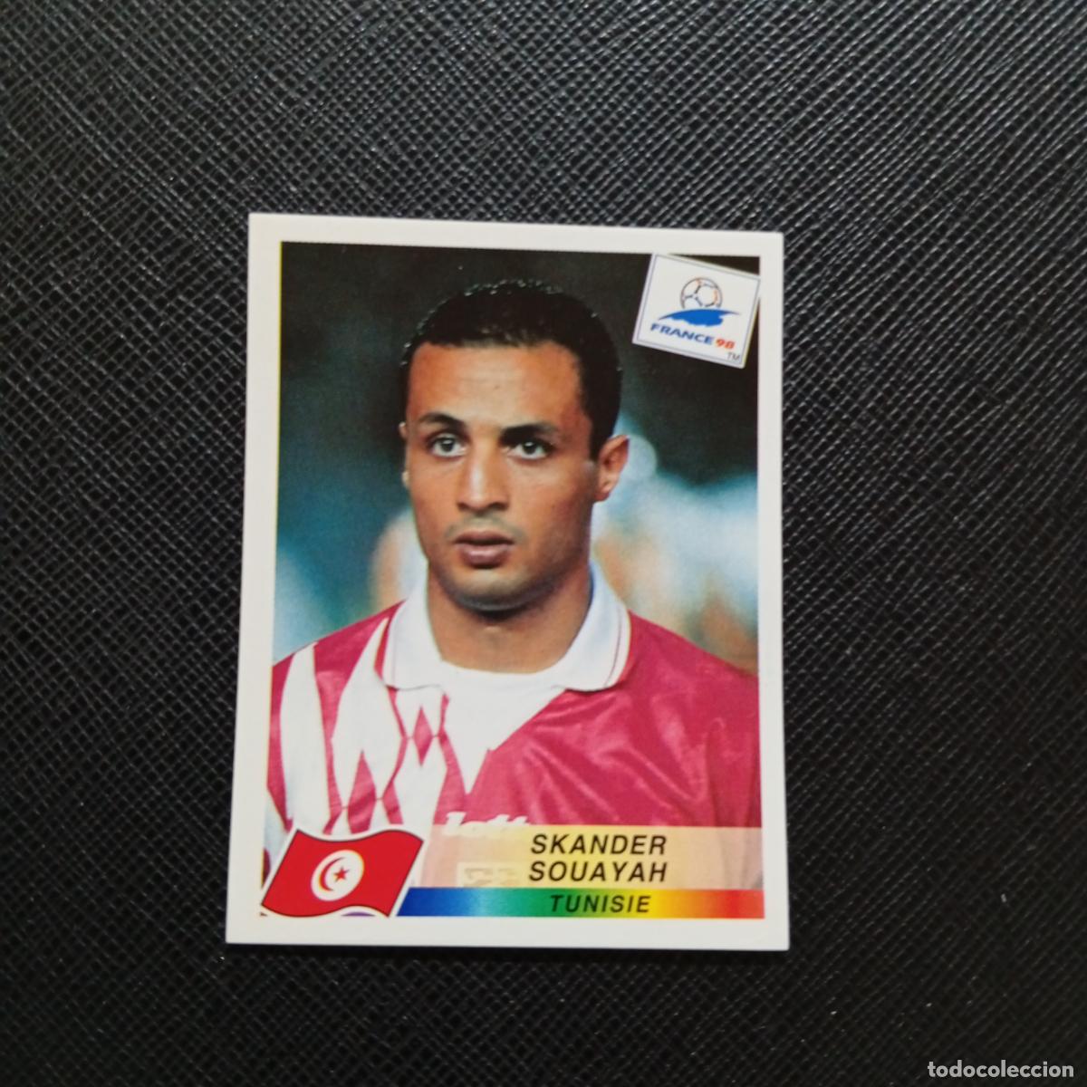 Cromos de f&uacute;tbol: 492 SKANDER SOUATAH TUNEZ PANINI 1998 MUNDIAL CROMO FUTBOL FRANCIA 98 - SIN PEGAR - A22 PG352