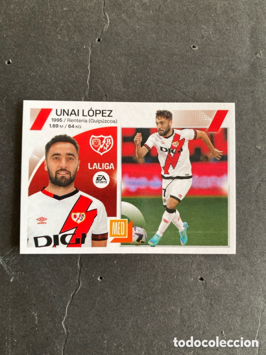 Cromos de f&uacute;tbol: Cromo liga 23/24 Rayo Vallecano N* 10