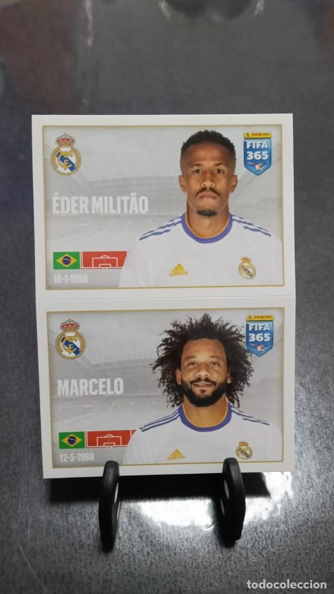 Cromos de f&uacute;tbol: Fifa 365 2021 2022 Eder Militao Marcelo 126 Real Madrid Sin Pegar