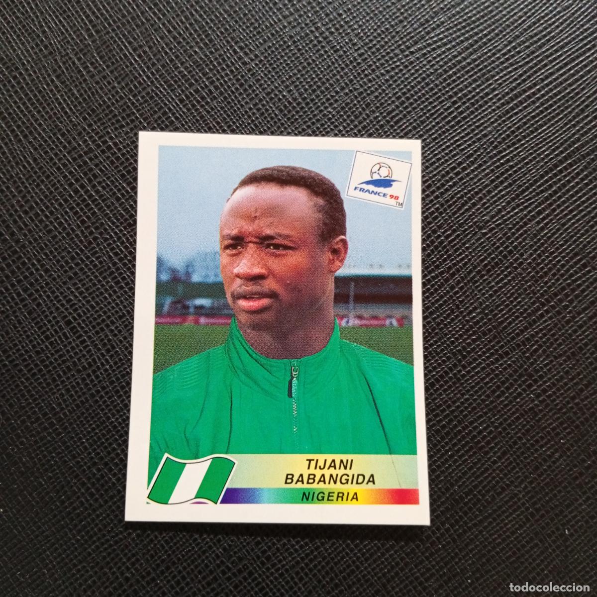 Cromos de f&uacute;tbol: 257 BABANGIDA NIGERIA PANINI 1998 MUNDIAL CROMO FUTBOL FRANCIA 98 - SIN PEGAR - A22 PG352