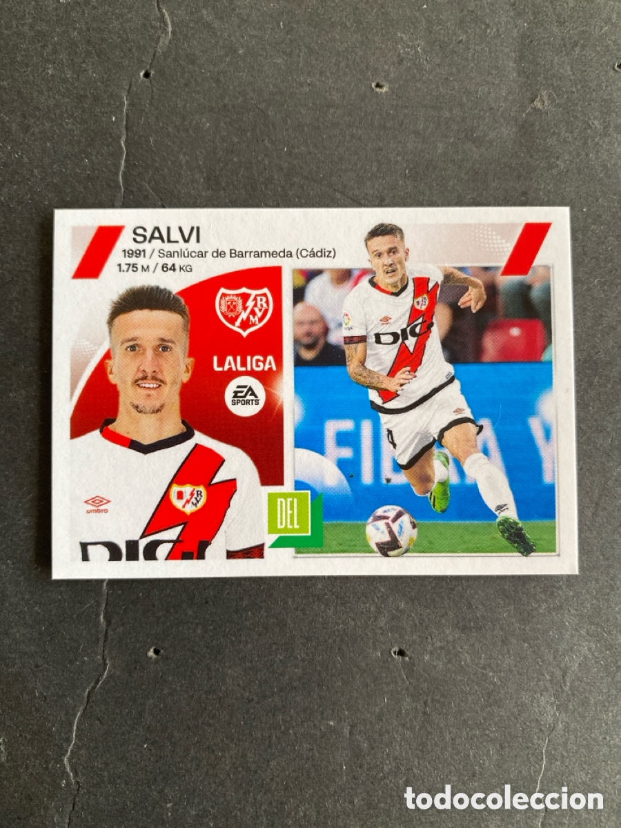 Cromos de f&uacute;tbol: Cromo liga 23/24 Rayo Vallecano N* 17