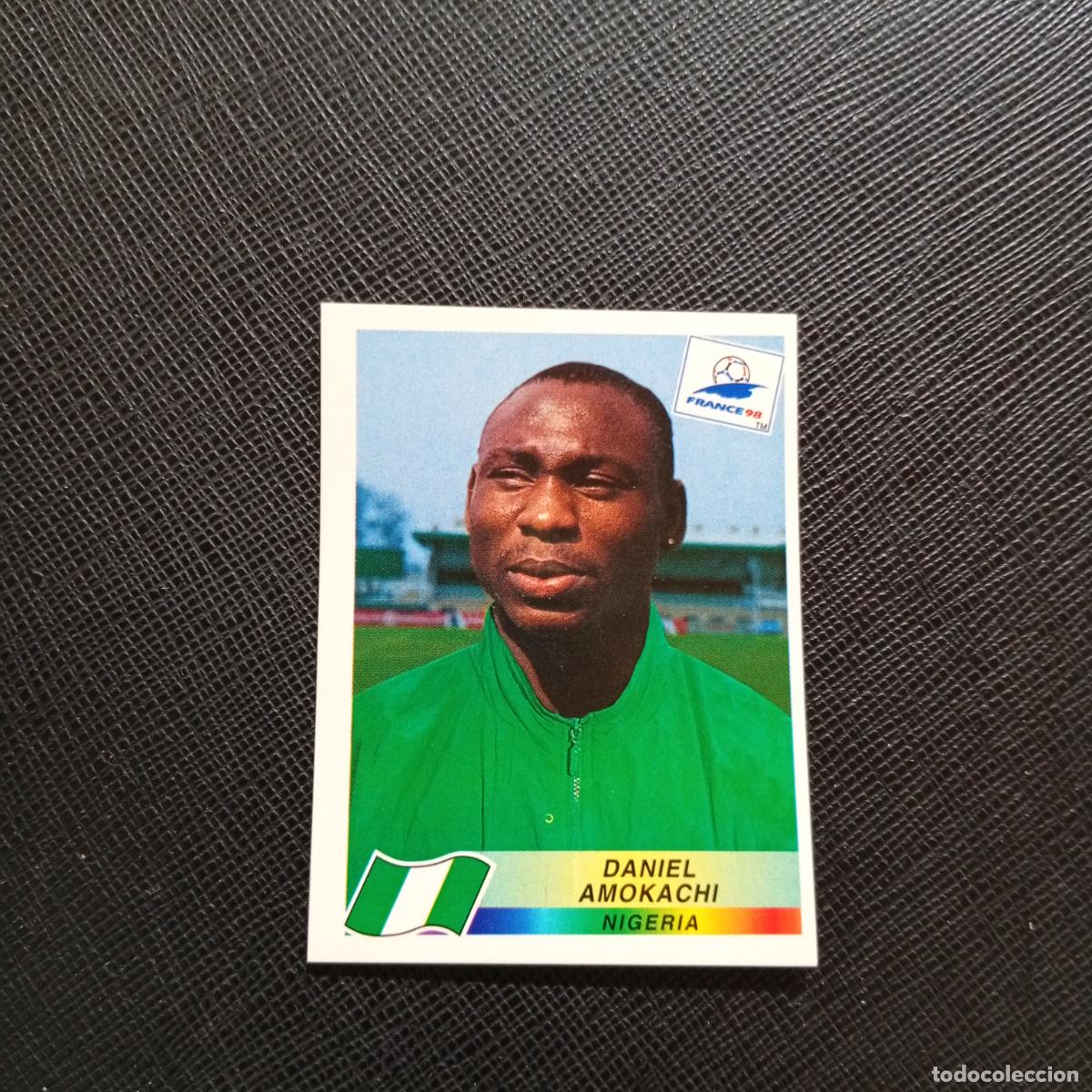 Cromos de f&uacute;tbol: 259 AMOKACHI NIGERIA PANINI 1998 MUNDIAL CROMO FUTBOL FRANCIA 98 - SIN PEGAR - A22 PG361 B