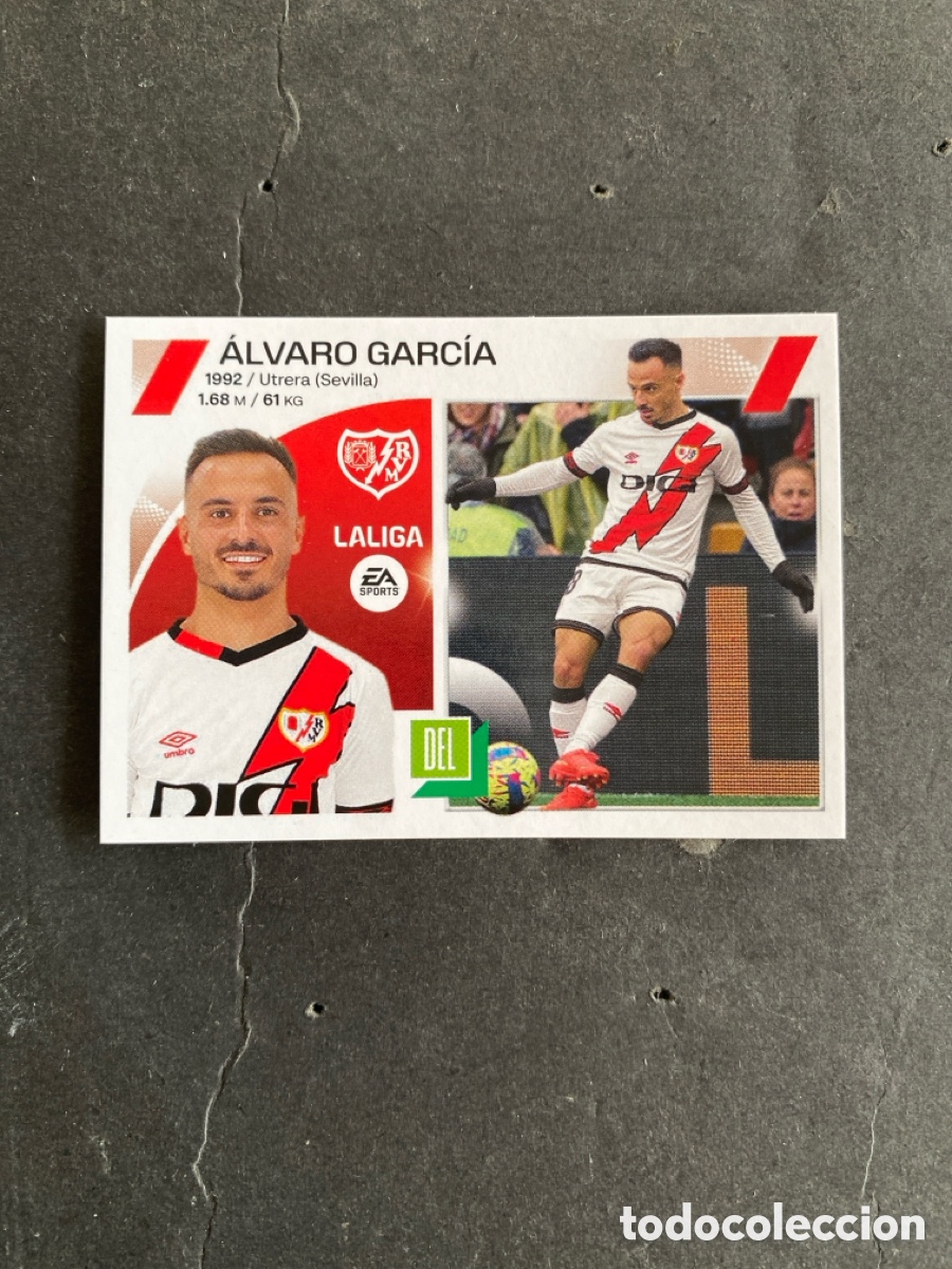 Cromos de f&uacute;tbol: Cromo liga 23/24 Rayo Vallecano N* 18