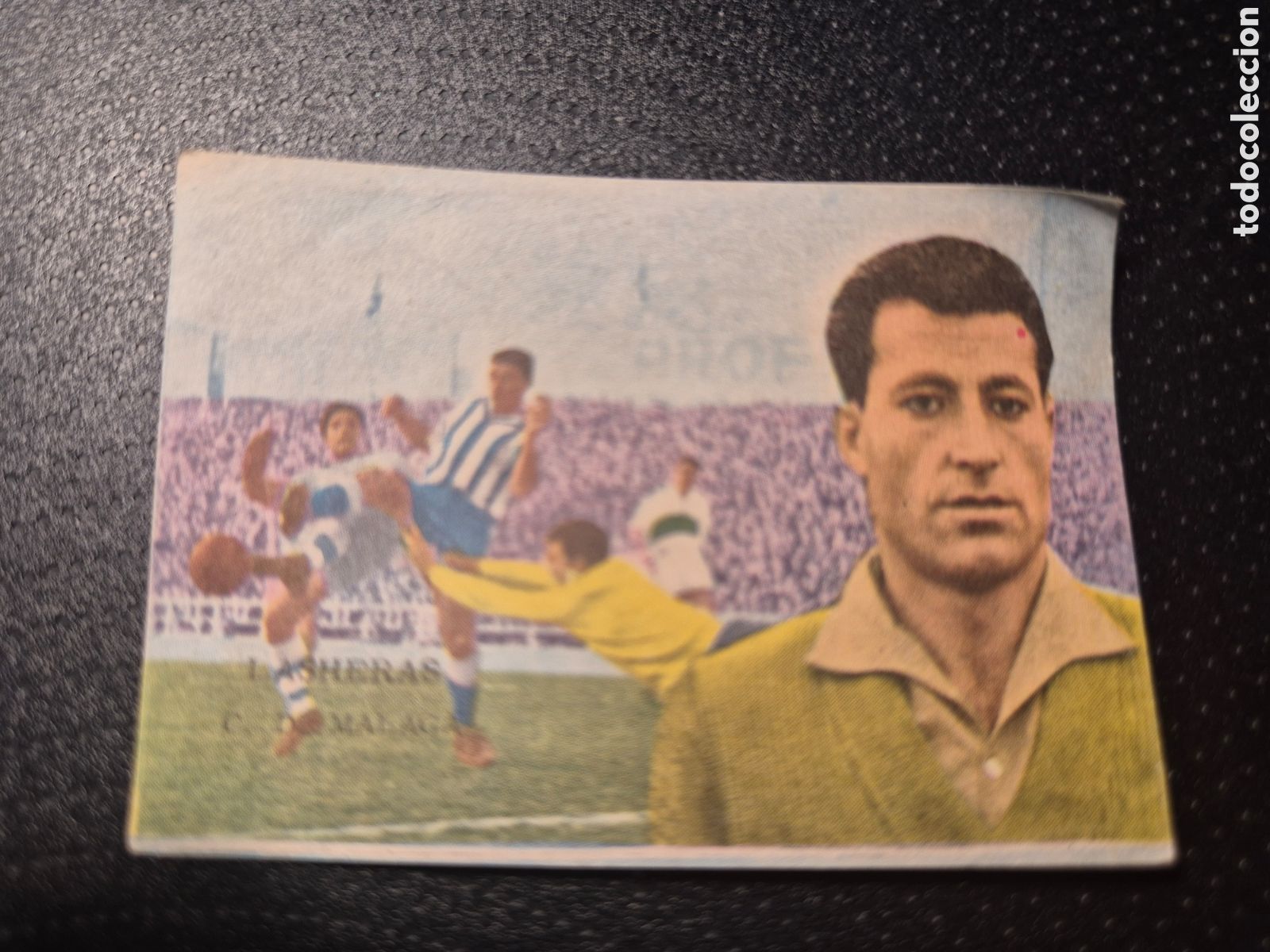 Fu&szlig;ball-Sticker: LASHERAS C D MALAGA LIGA 1962 63 62 63 DISGRA FHER