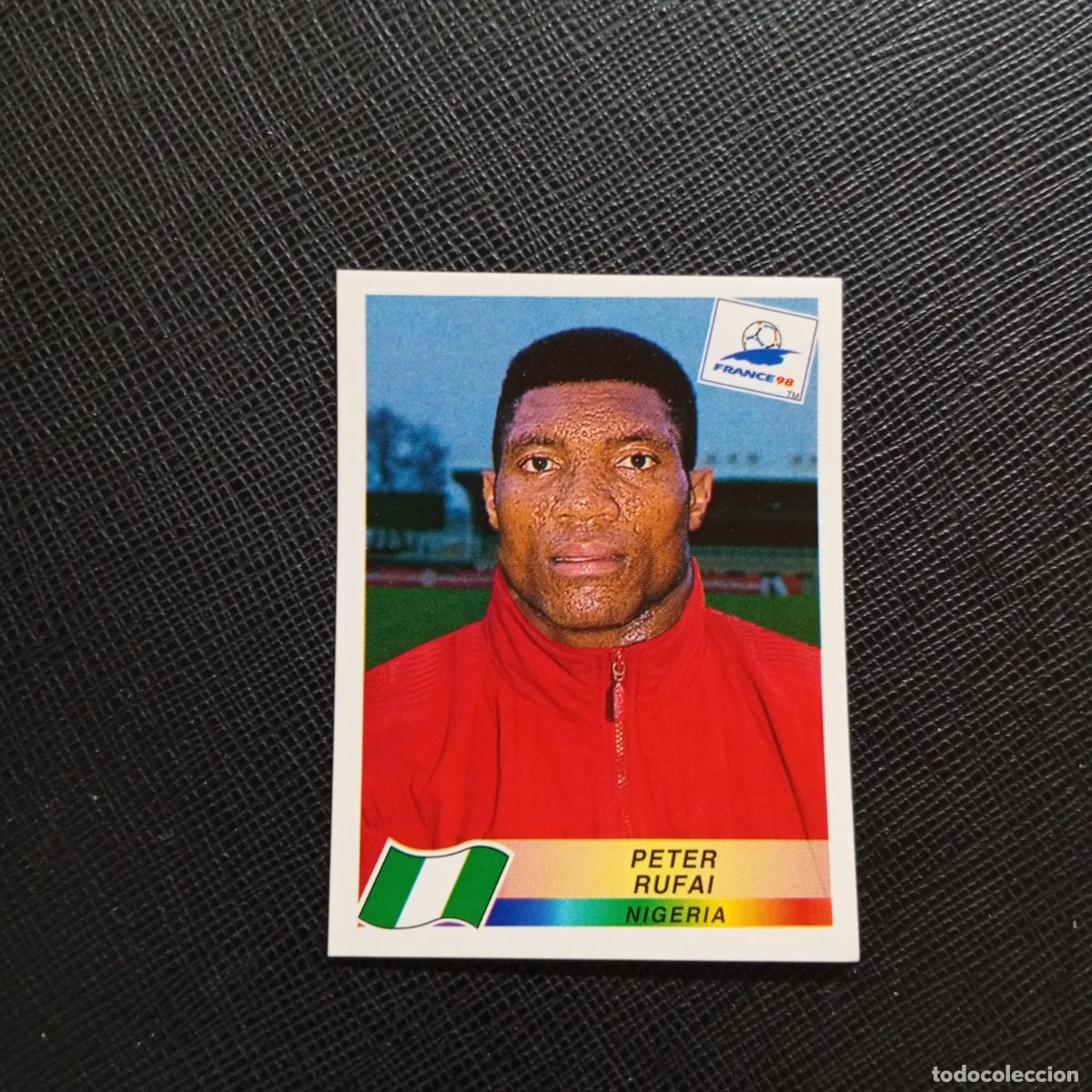 Cromos de f&uacute;tbol: 262 RUFAI NIGERIA PANINI 1998 MUNDIAL CROMO FUTBOL FRANCIA 98 - SIN PEGAR - A22 PG361