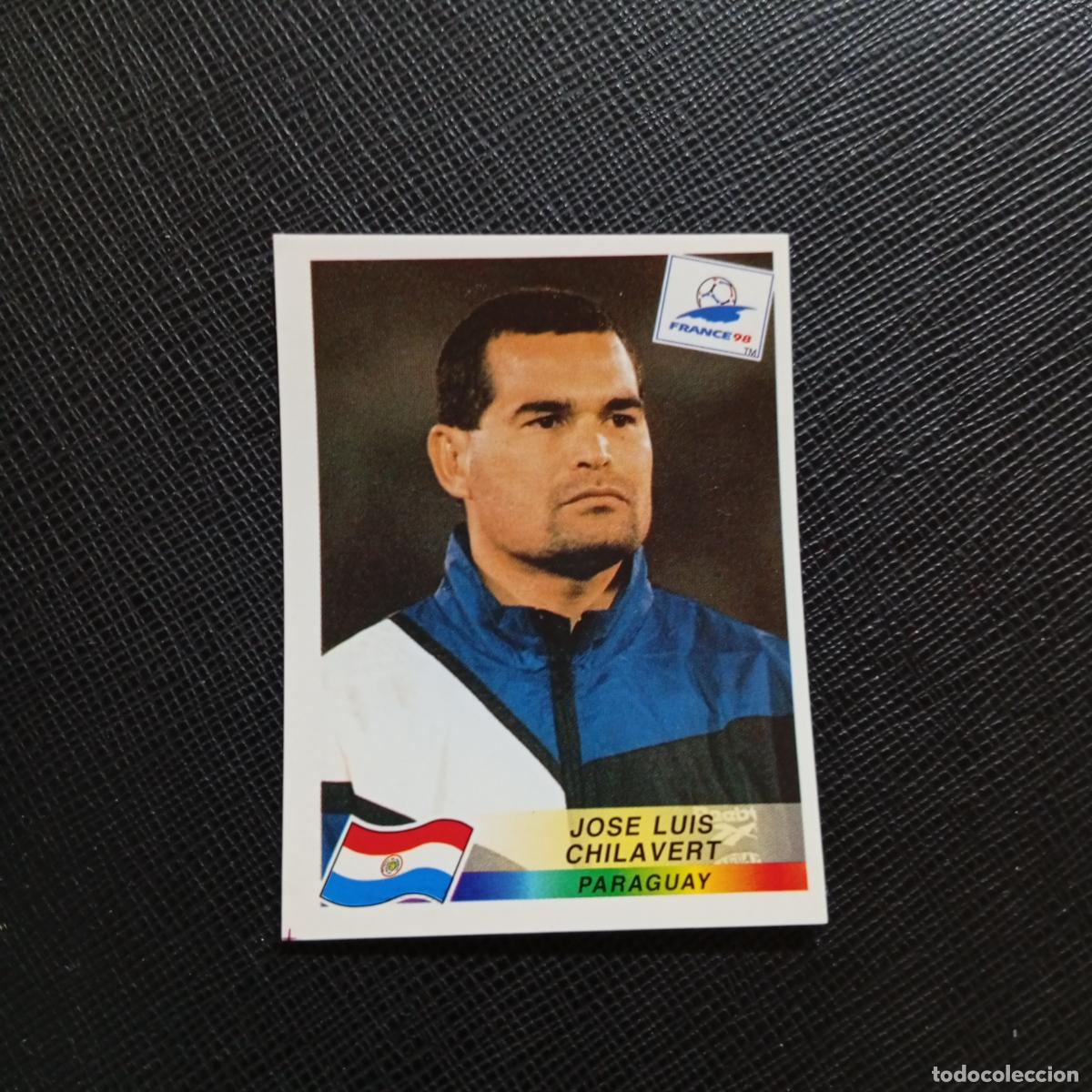 Cromos de f&uacute;tbol: 265 CHILAVERT PARAGUAY PANINI 1998 MUNDIAL CROMO FUTBOL FRANCIA 98 - SIN PEGAR - A22 PG361 B