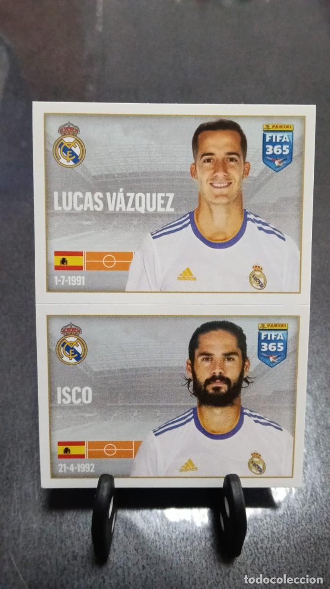 Cromos de f&uacute;tbol: Fifa 365 2021 2022 Lucas Vazquez Isco 128 Real Madrid Sin Pegar