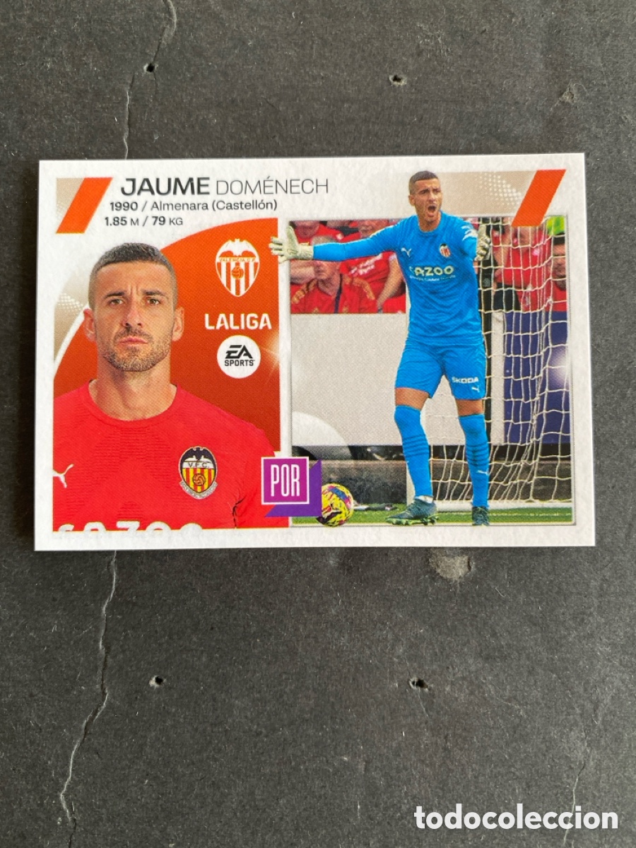 Cromos de f&uacute;tbol: Cromo liga 23/24 Valencia N* 4