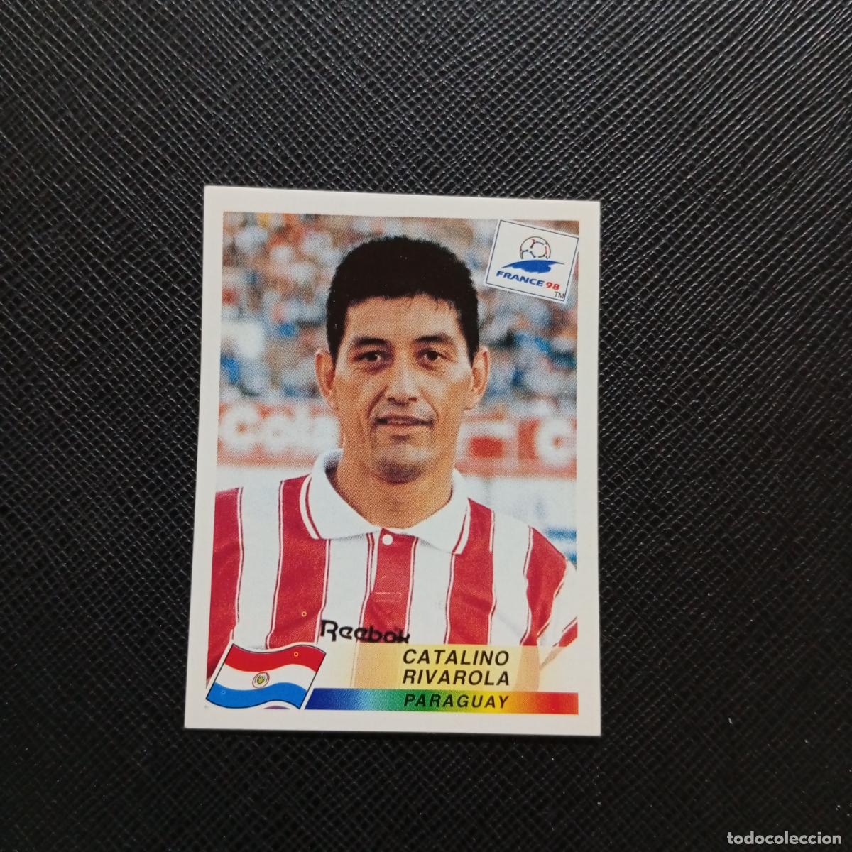 Cromos de f&uacute;tbol: 267 RIVAROLA PARAGUAY PANINI 1998 MUNDIAL CROMO FUTBOL FRANCIA 98 - SIN PEGAR - A22 PG361