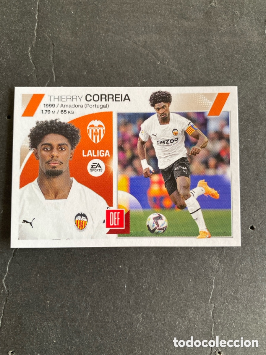 Cromos de f&uacute;tbol: Cromo liga 23/24 Valencia N* 5
