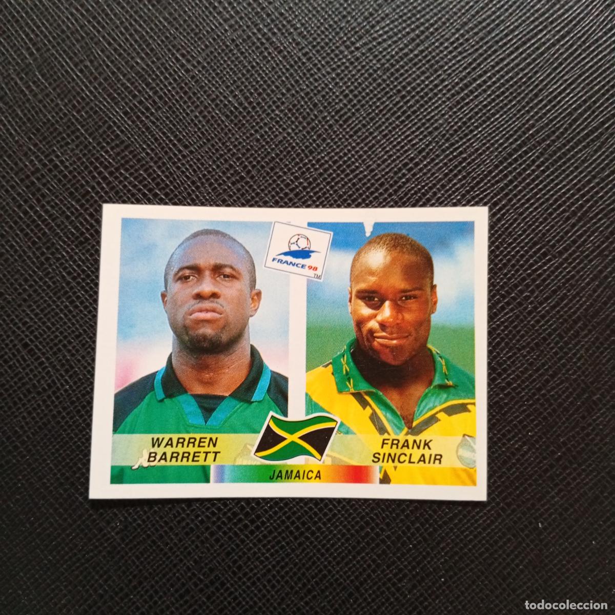 Cromos de f&uacute;tbol: 553 JAMAICA PANINI 1998 MUNDIAL CROMO FUTBOL FRANCIA 98 - SIN PEGAR - A22 PG361