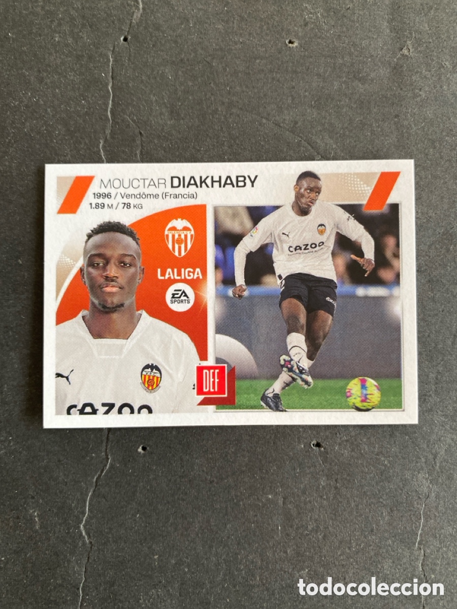 Cromos de f&uacute;tbol: Cromo liga 23/24 Valencia N* 7