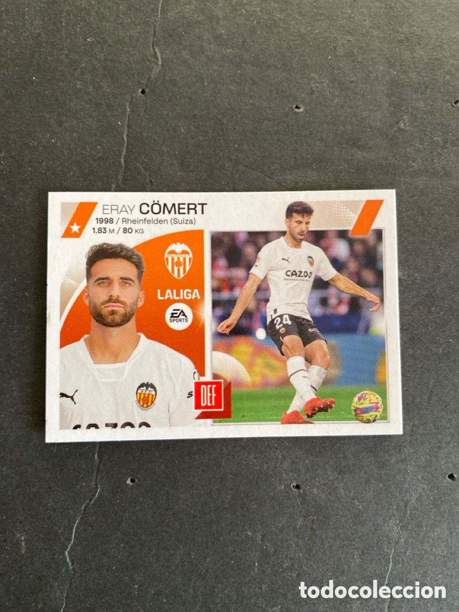 Cromos de f&uacute;tbol: Cromo liga 23/24 Valencia N* 9
