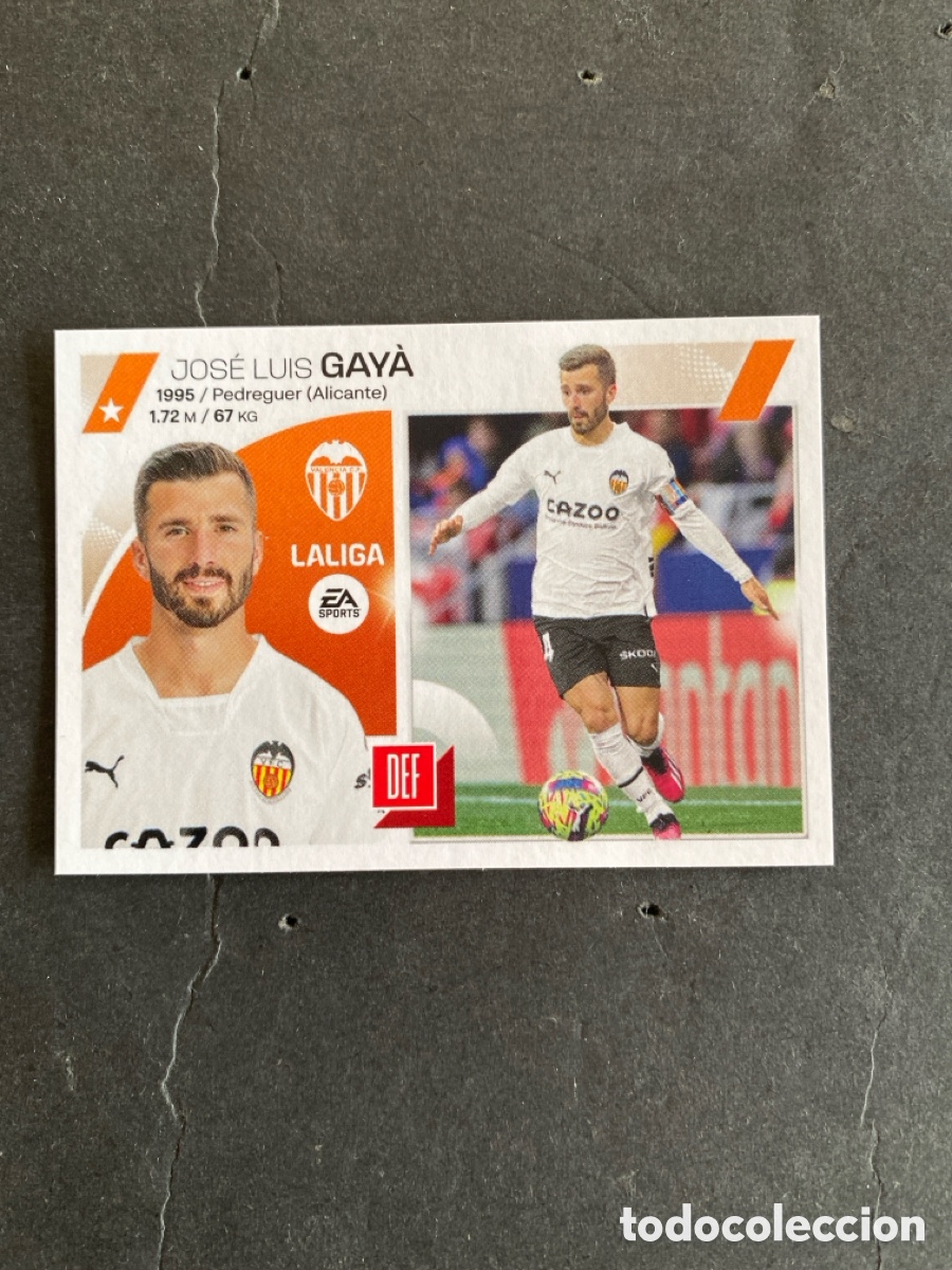 Cromos de f&uacute;tbol: Cromo liga 23/24 Valencia N* 10