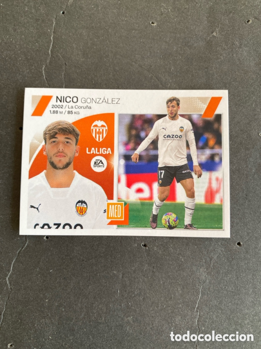 Cromos de f&uacute;tbol: Cromo liga 23/24 Valencia N* 14