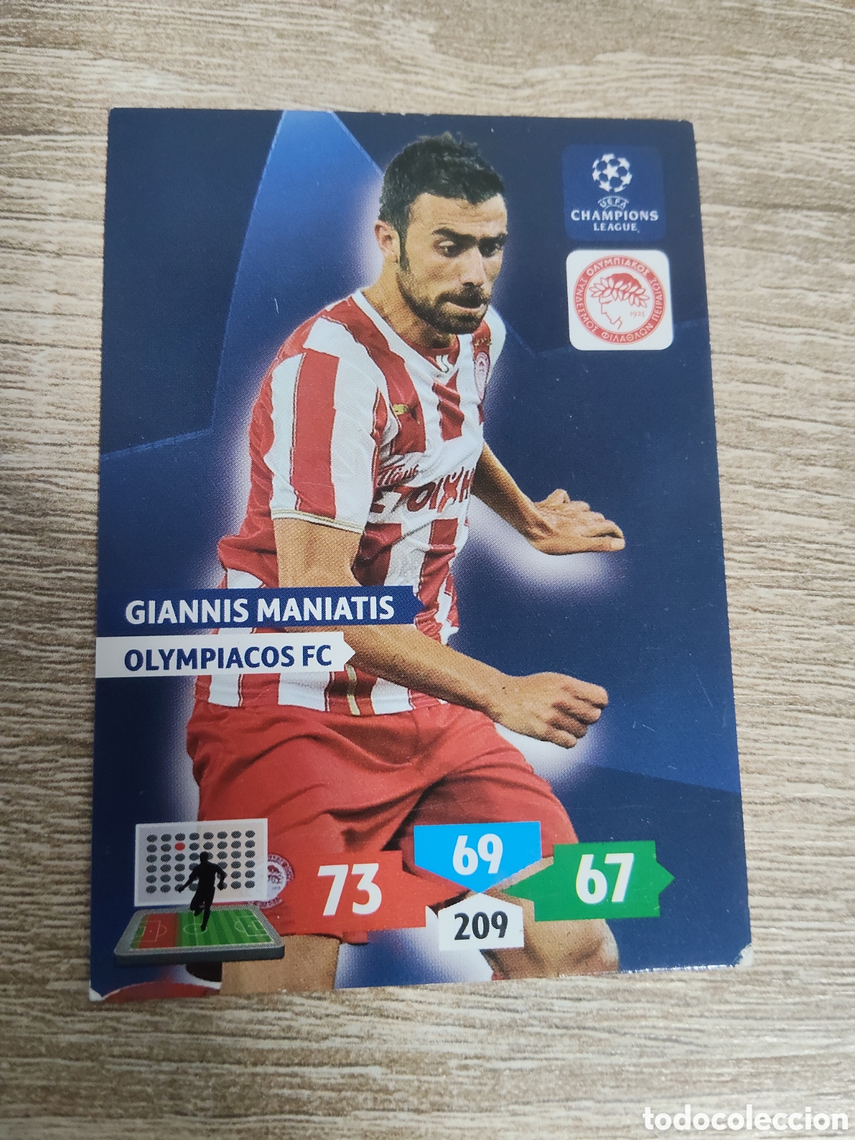 Cromos de f&uacute;tbol: Panini Adrenalyn champions league 2013 2014 13 14 Giannis Maniatis Olimpiacos