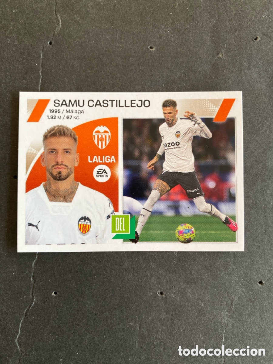 Cromos de f&uacute;tbol: Cromo liga 23/24 Valencia N* 17
